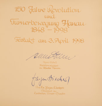 Gb-150 Jahre Revolution und Turnerbewegung Hanau 1848-1998